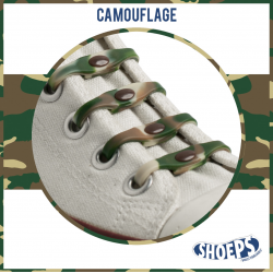 shoeps camouflage sznurówki bez wiązania